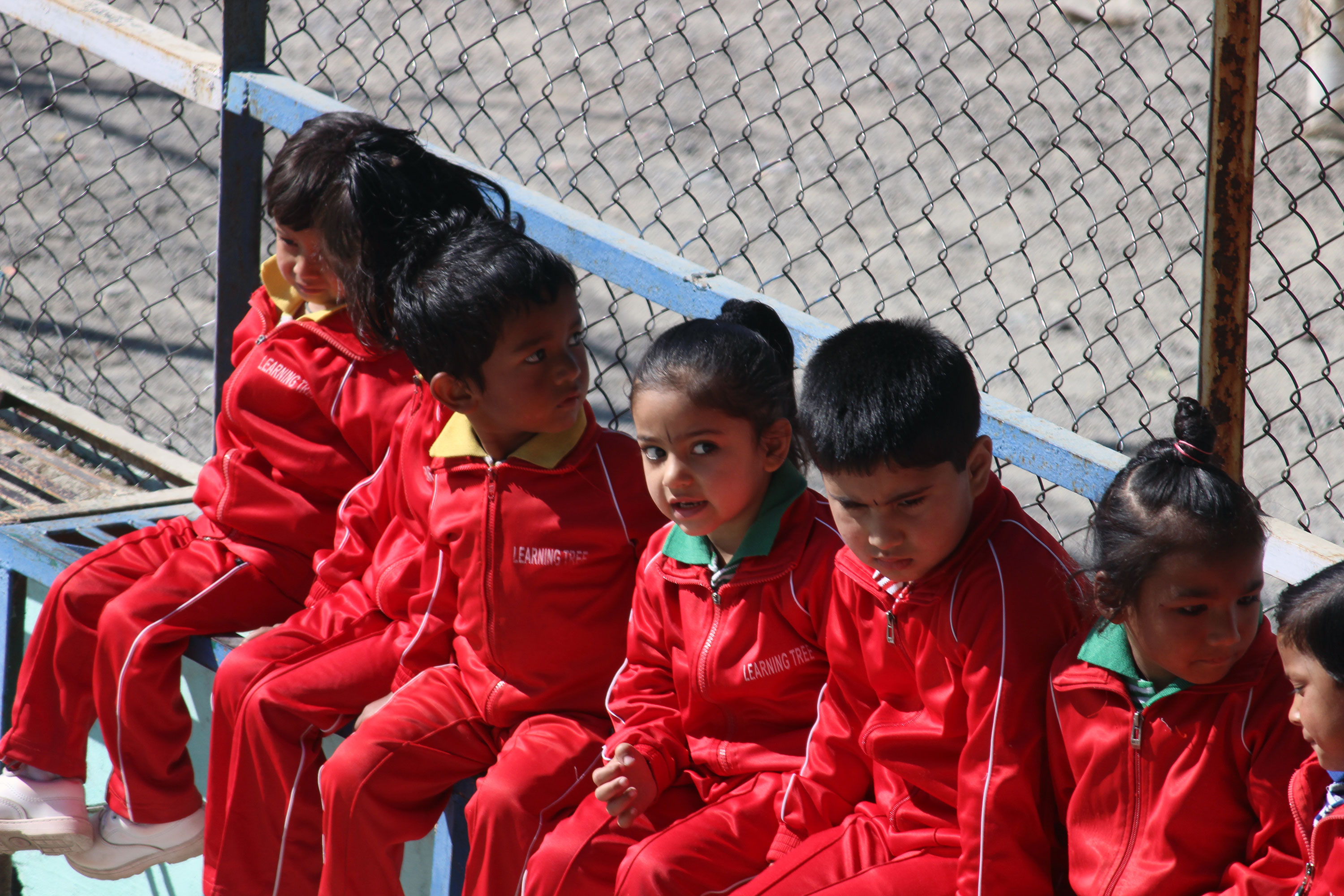 School children in uniform
